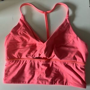 Pink lululemon sports bra